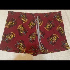 Harry Potter pajama shorts